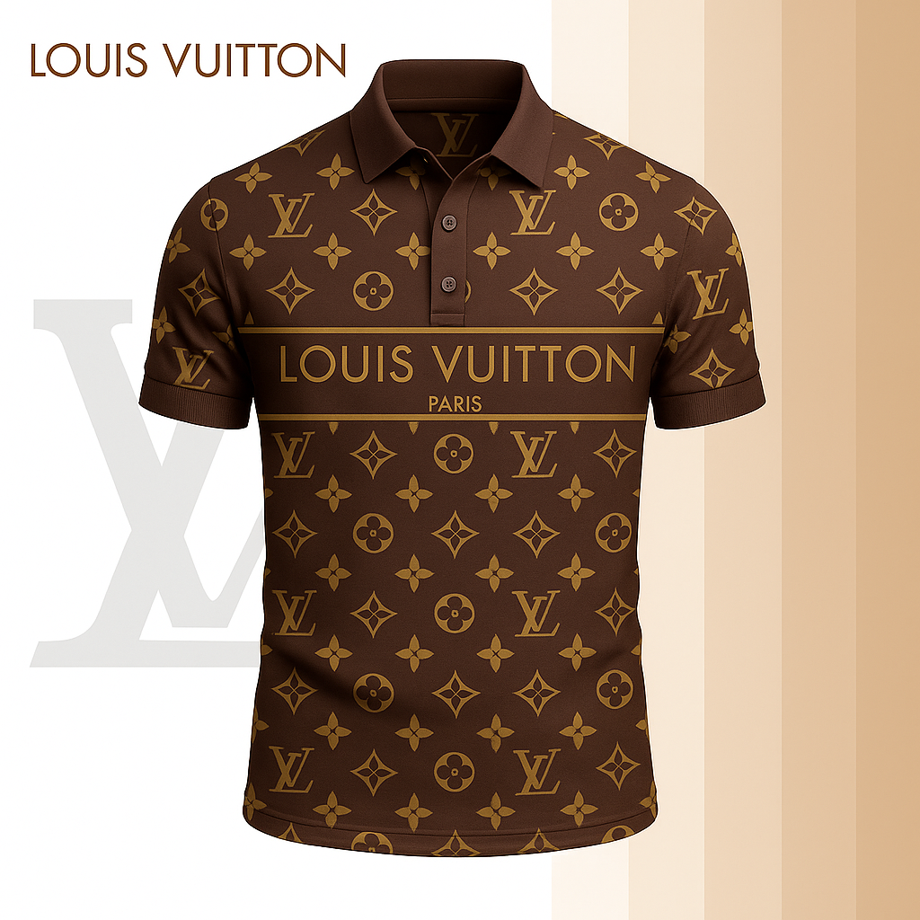 High Quality Printed Men's Polo-shirt-lx-pllv202504