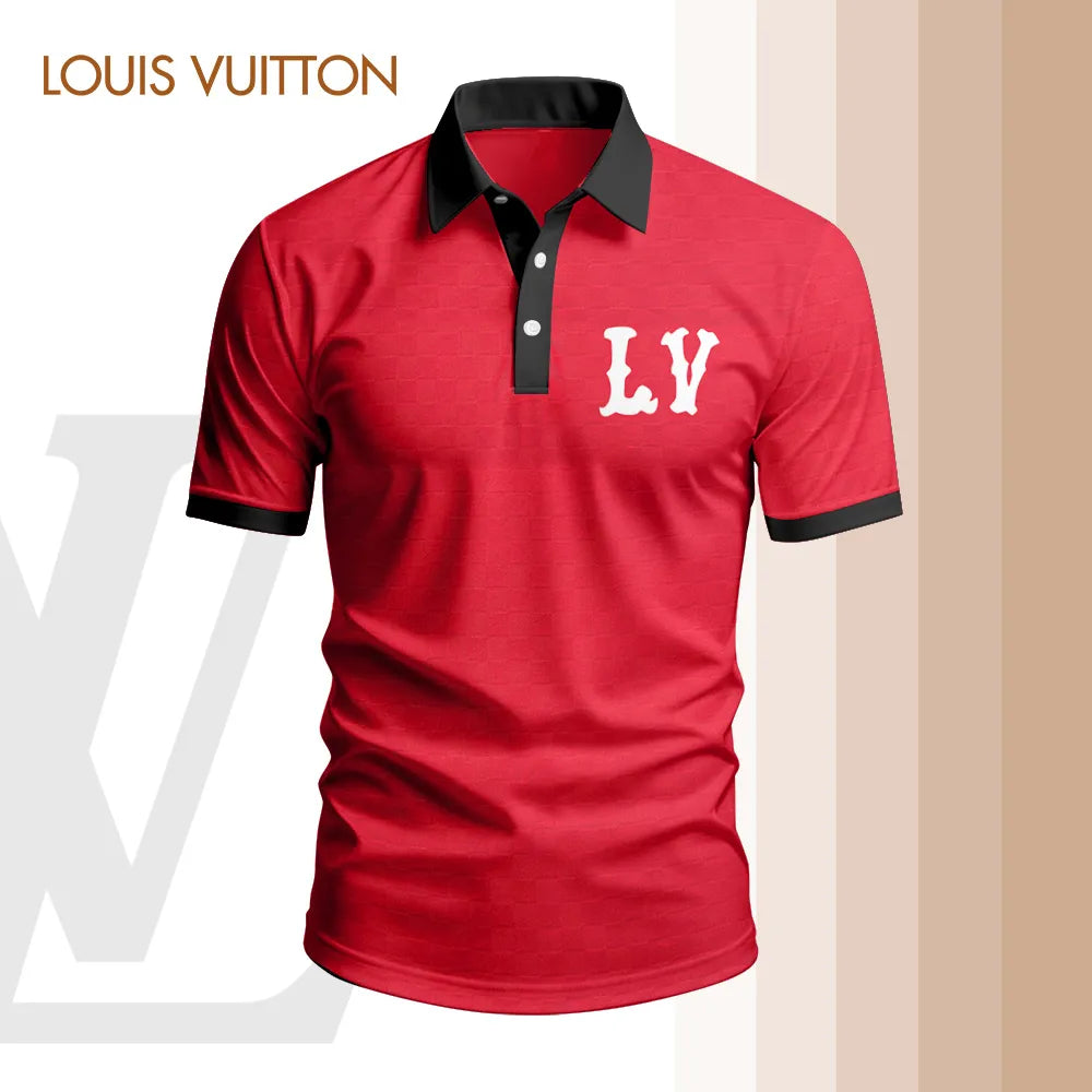 High Quality Printed Men's Polo-shirt-lx-pllv2025053