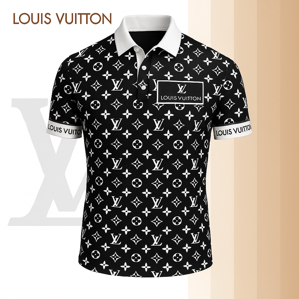 High Quality Printed Men's Polo-shirt-lx-pllv2025068