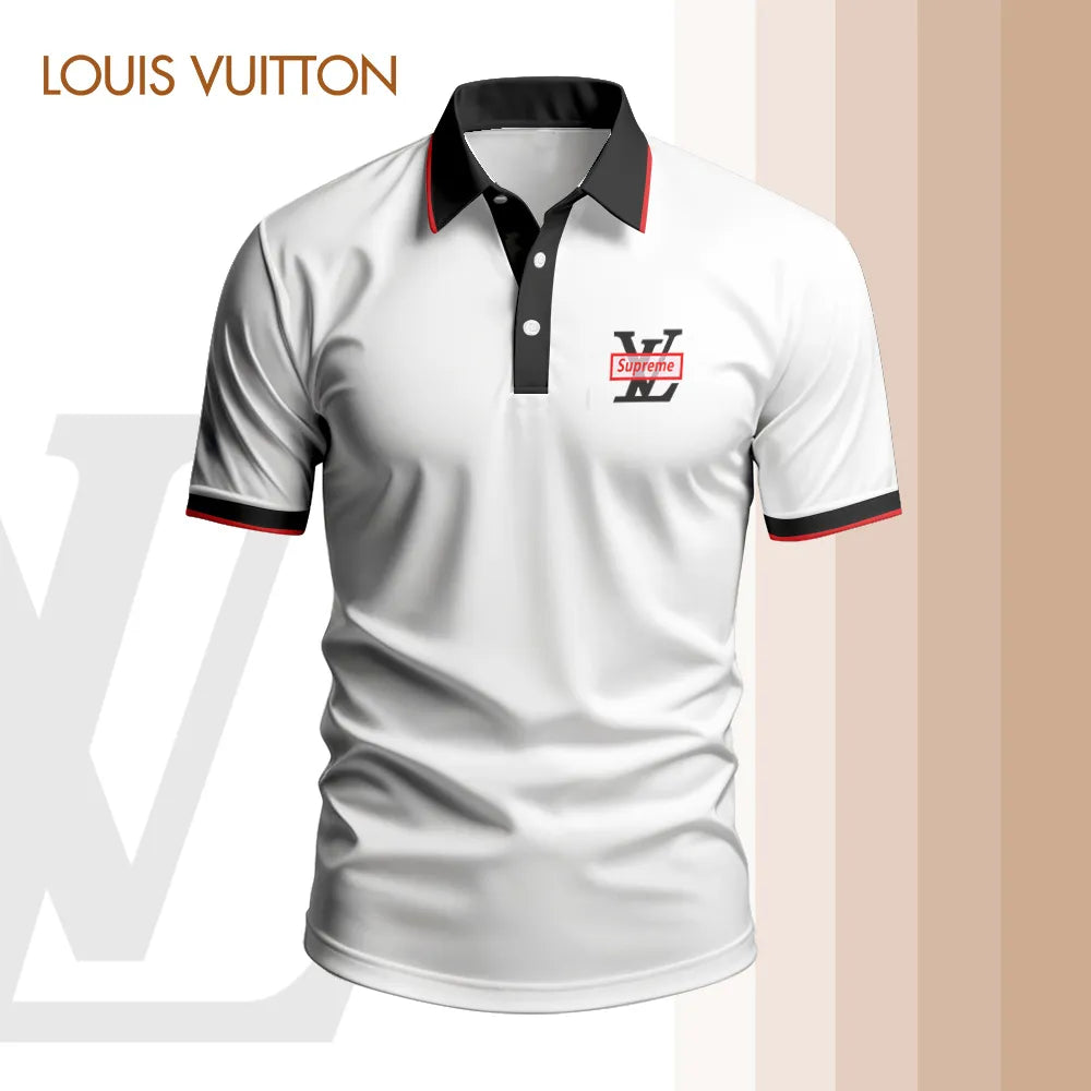 High Quality Printed Men's Polo-shirt-lx-pllv202507