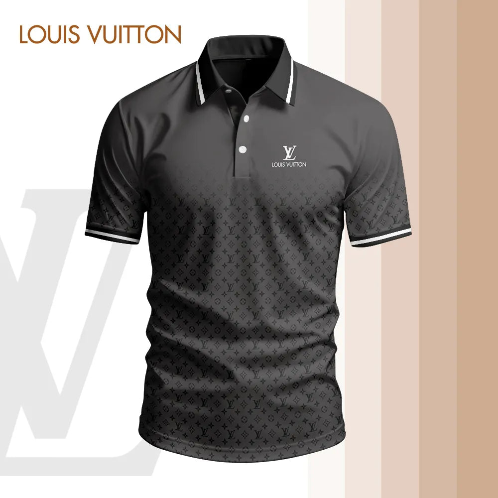 High Quality Printed Men's Polo-shirt-lx-pllv202509