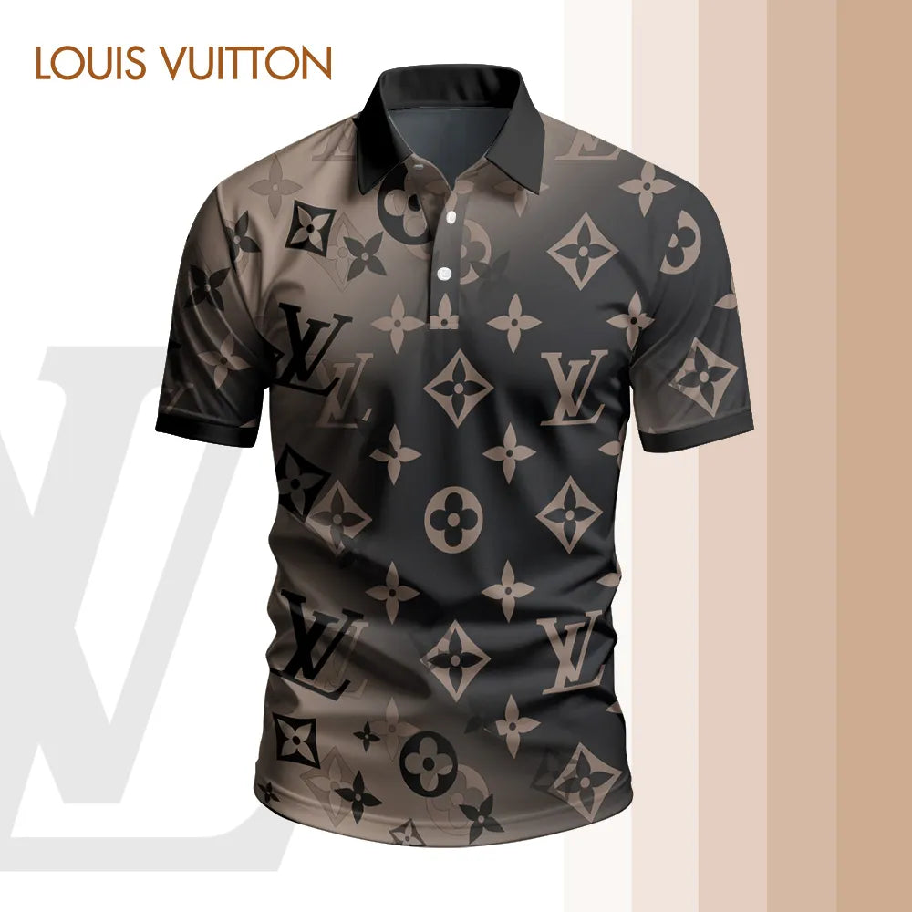 High Quality Printed Men's Polo-shirt-lx-pllv2025090