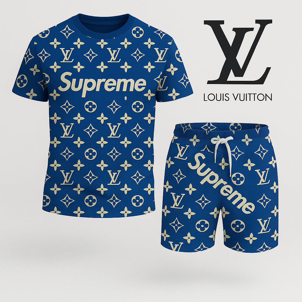 Combo Luxury T-shirt + Short New Mn-tsaslv0019
