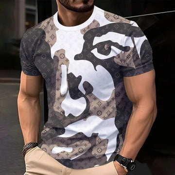 L.v| Men's Premium 3d Printed T-shirt � Limited Edition Mn-ts-113