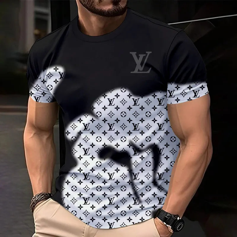L.v| Men's Premium 3d Printed T-shirt � Limited Edition Mn-ts-115