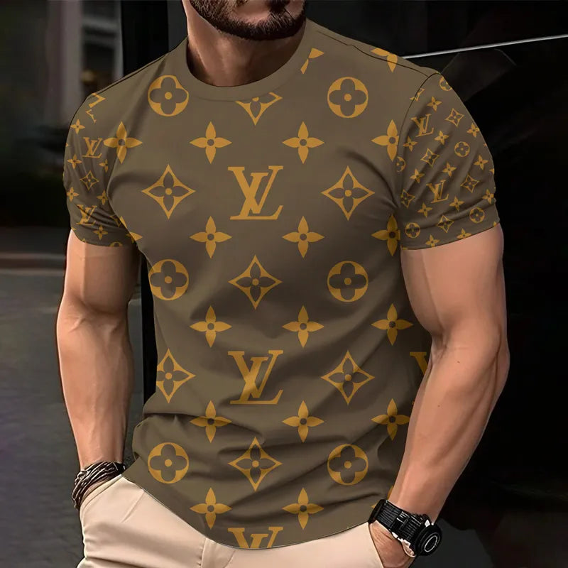 L.v| Men's Premium 3d Printed T-shirt � Limited Edition Mn-ts-128