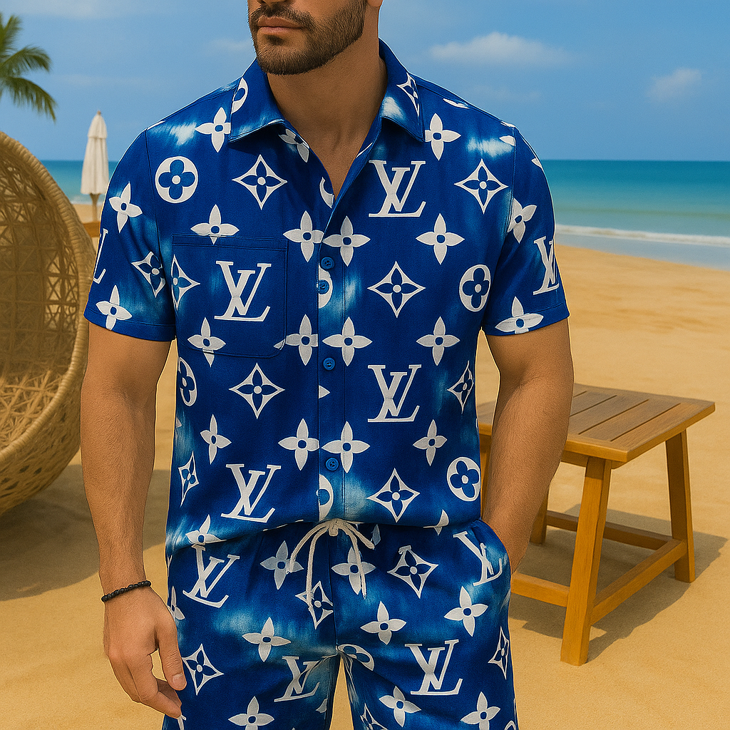 [new] Luxury Hawaii Shirt & Short Summer Hch031