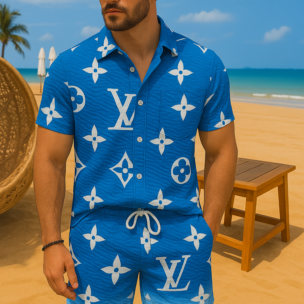 [new] Luxury Hawaii Shirt & Short Summer Hch032