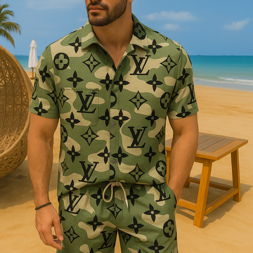 [new] Luxury Hawaii Shirt & Short Summer Hch033