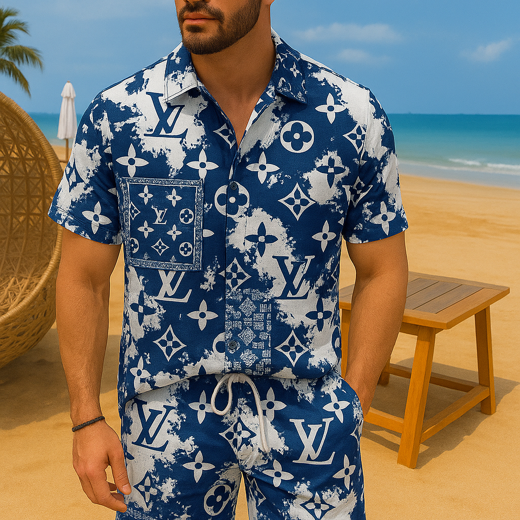 [new] Luxury Hawaii Shirt & Short Summer Hch034