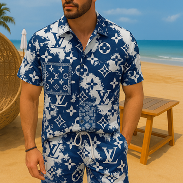 [new] Luxury Hawaii Shirt & Short Summer Hch034