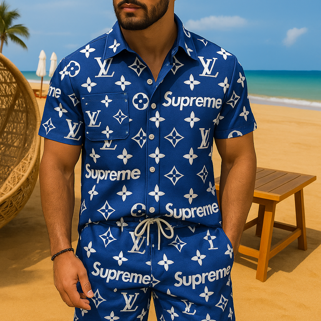 [new] Luxury Hawaii Shirt & Short Summer Hch035