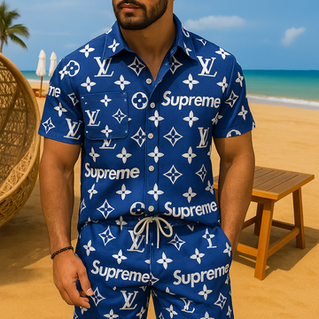 [new] Luxury Hawaii Shirt & Short Summer Hch035