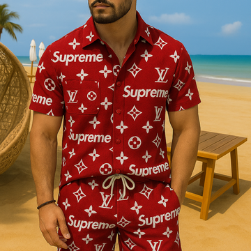 [new] Luxury Hawaii Shirt & Short Summer Hch037
