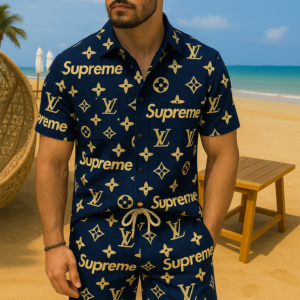[new] Luxury Hawaii Shirt & Short Summer Hch038