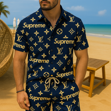 [new] Luxury Hawaii Shirt & Short Summer Hch038