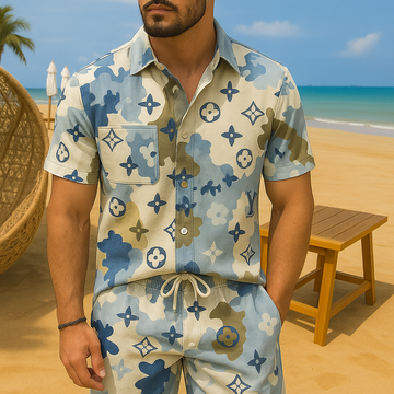 [new] Luxury Hawaii Shirt & Short Summer Hch039