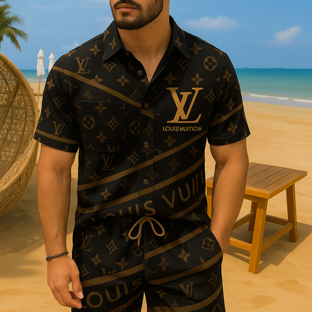 [new] Luxury Hawaii Shirt & Short Summer Hch041