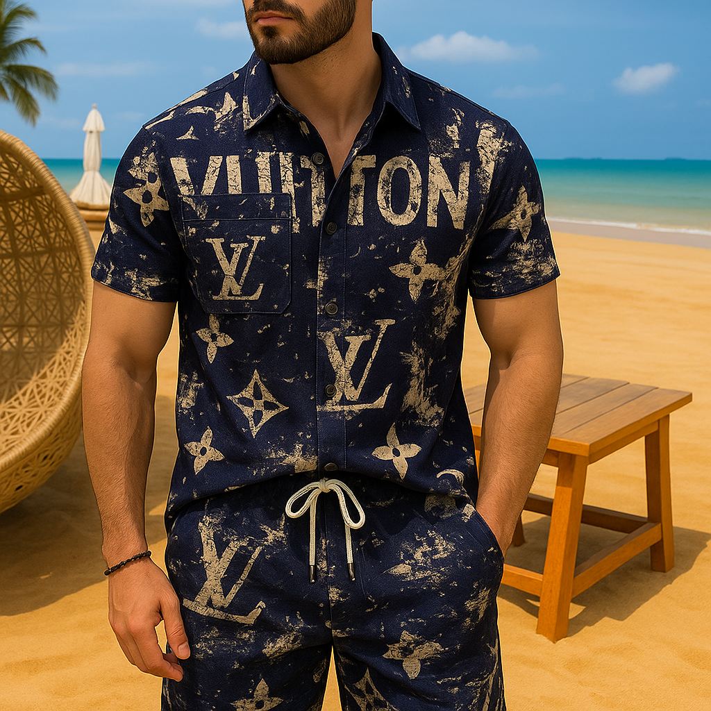 [new] Luxury Hawaii Shirt & Short Summer Hch046