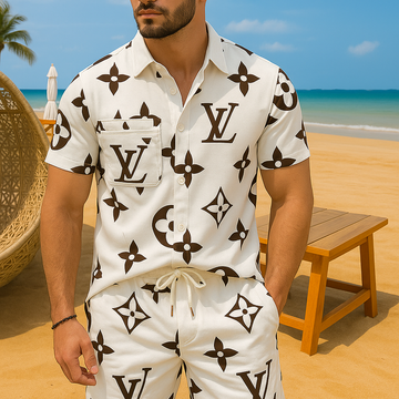 [new] Luxury Hawaii Shirt & Short Summer Hch047