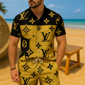 [new] Luxury Hawaii Shirt & Short Summer Hch049