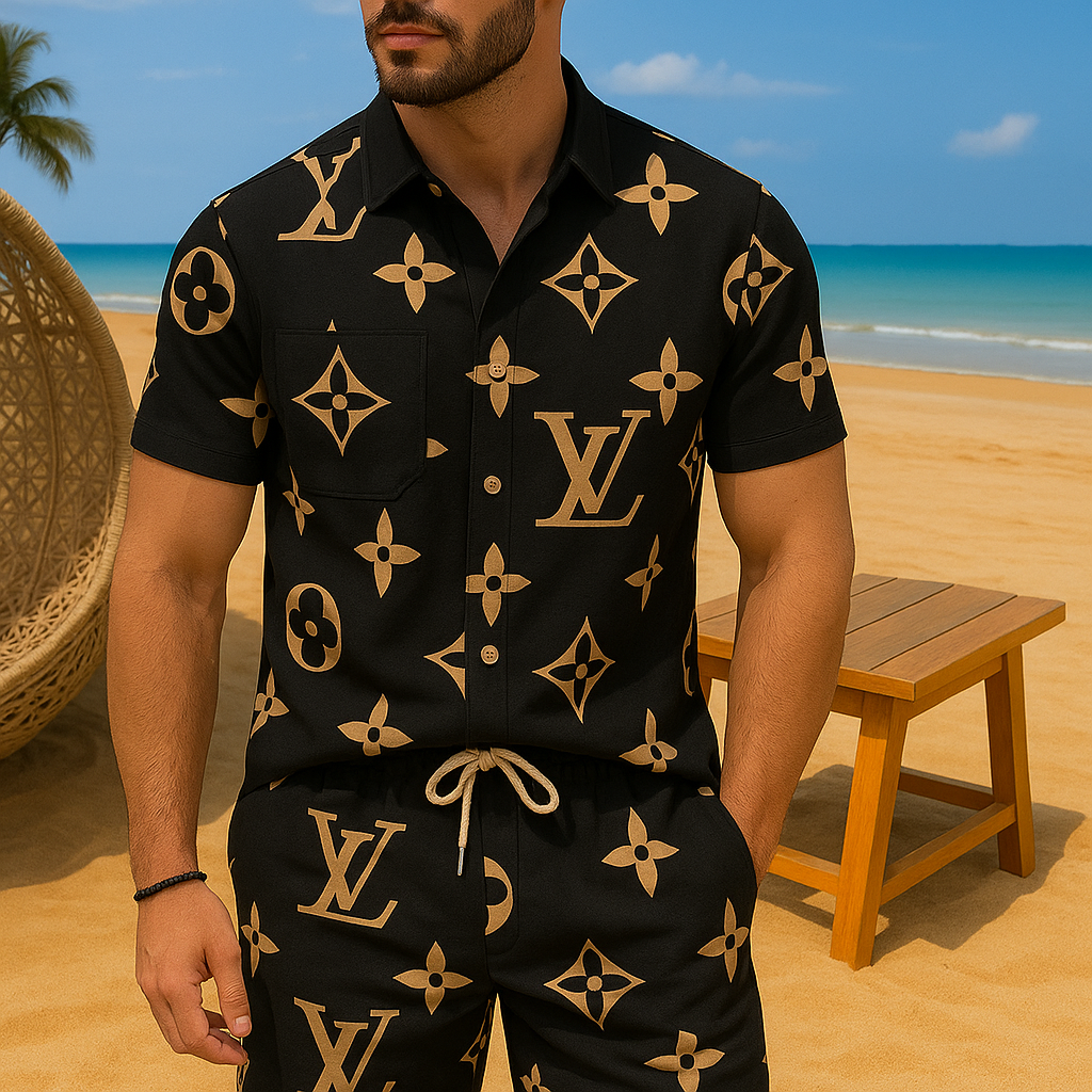 [new] Luxury Hawaii Shirt & Short Summer Hch050