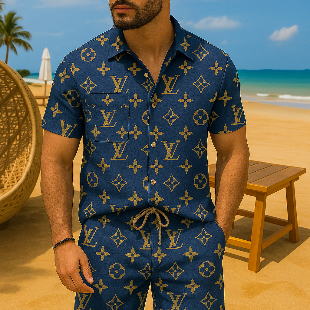 [new] Luxury Hawaii Shirt & Short Summer Hch052