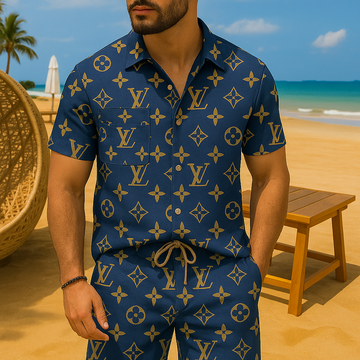 [new] Luxury Hawaii Shirt & Short Summer Hch052