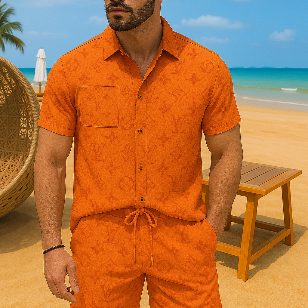 [new] Luxury Hawaii Shirt & Short Summer Hch053