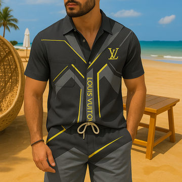 [new] Luxury Hawaii Shirt & Short Summer Hch054