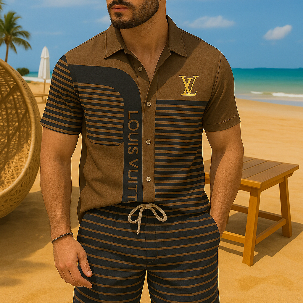 [new] Luxury Hawaii Shirt & Short Summer Hch055