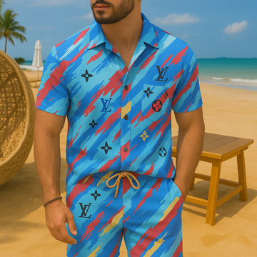 [new] Luxury Hawaii Shirt & Short Summer Hch058