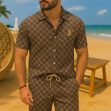 [new] Luxury Hawaii Shirt & Short Summer Hch059