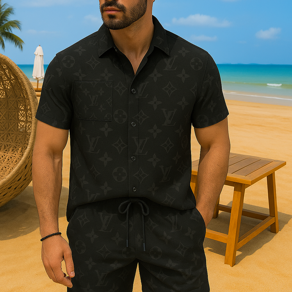 [new] Luxury Hawaii Shirt & Short Summer Hch063