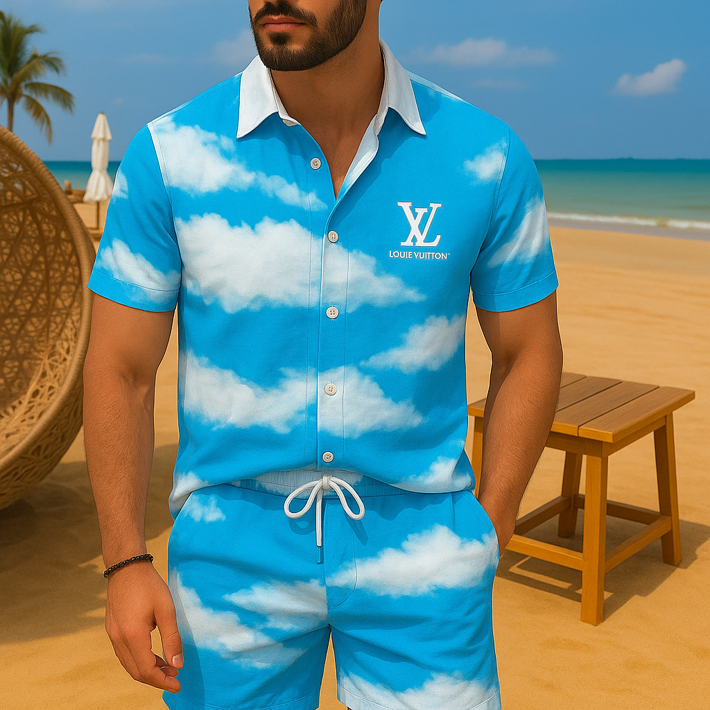 [new] Luxury Hawaii Shirt & Short Summer Hch065