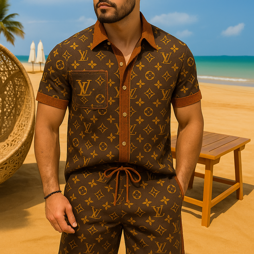[new] Luxury Hawaii Shirt & Short Summer Hch066