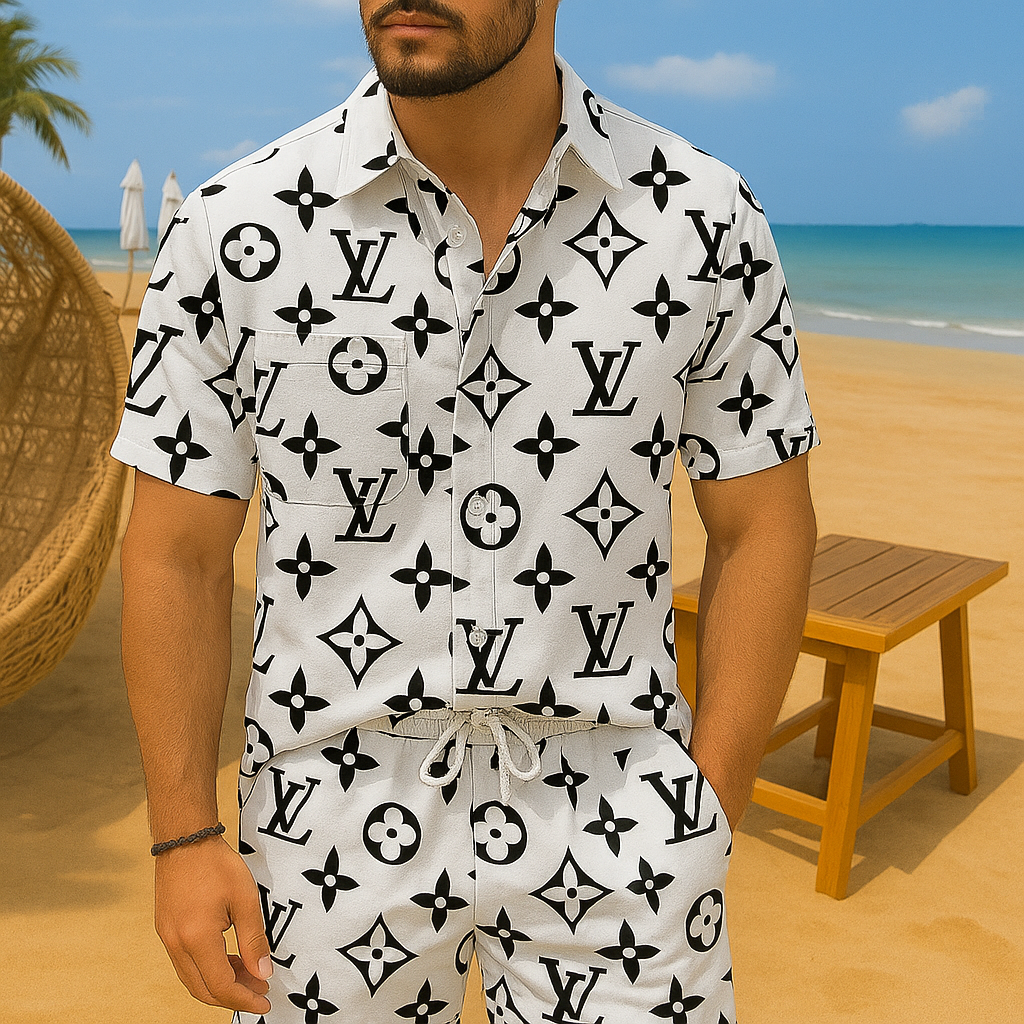 [new] Luxury Hawaii Shirt & Short Summer Hch071