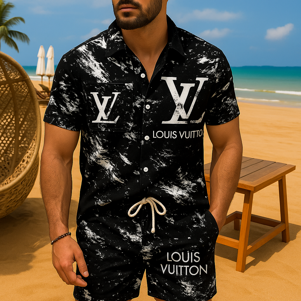 [new] Luxury Hawaii Shirt & Short Summer Hch072