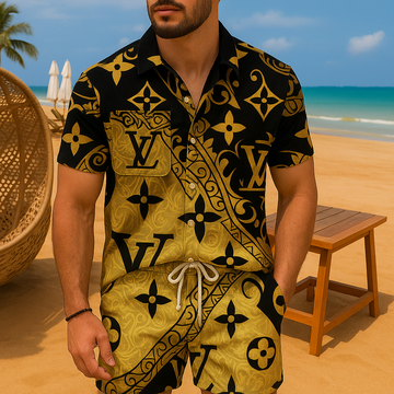 [new] Luxury Hawaii Shirt & Short Summer Hch074