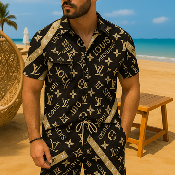 [new] Luxury Hawaii Shirt & Short Summer Hch076