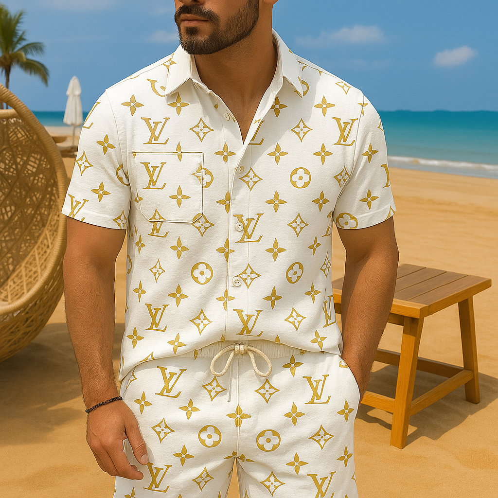 [new] Luxury Hawaii Shirt & Short Summer Hch078
