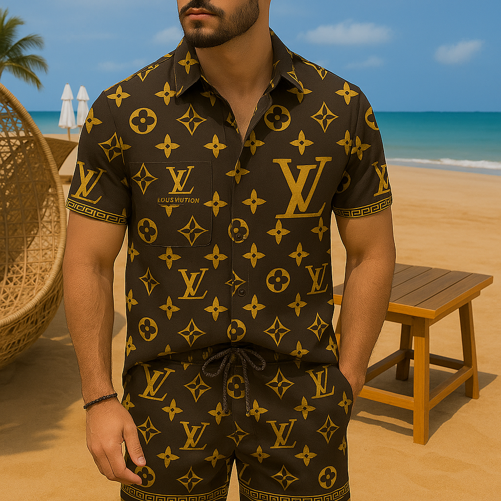 [new] Luxury Hawaii Shirt & Short Summer Hch083