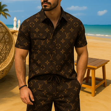 [new] Luxury Hawaii Shirt & Short Summer Hch085
