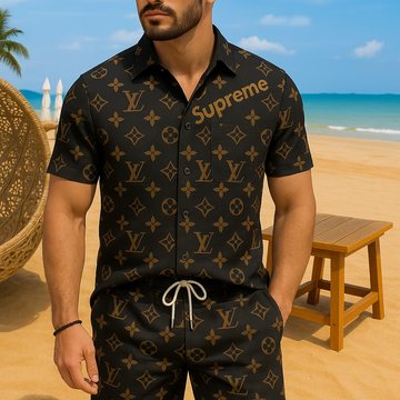 [new] Luxury Hawaii Shirt & Short Summer Hch089
