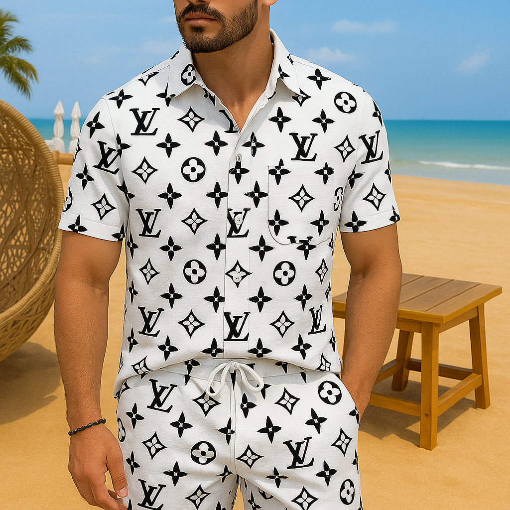 [new] Luxury Hawaii Shirt & Short Summer Hch090