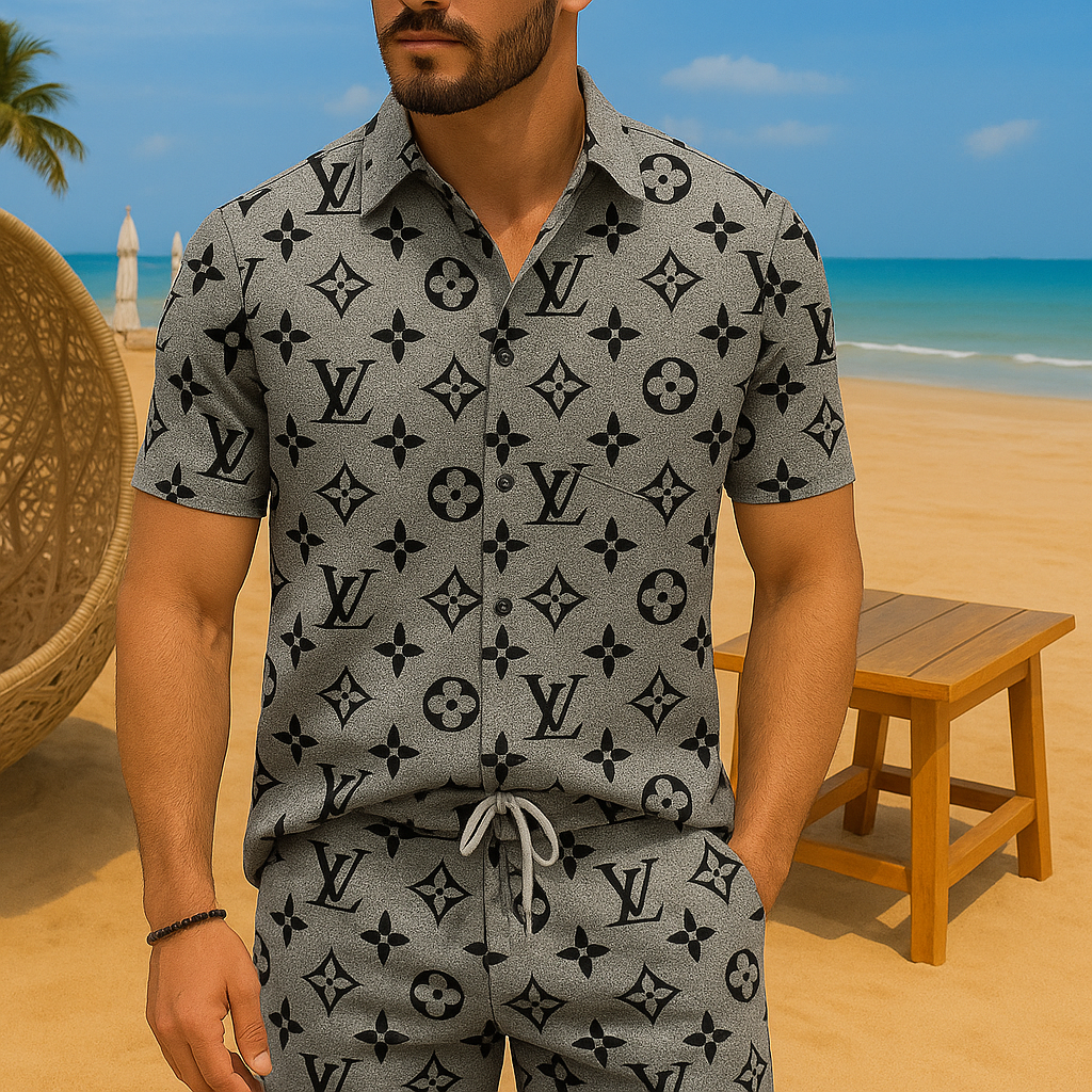 [new] Luxury Hawaii Shirt & Short Summer Hch094