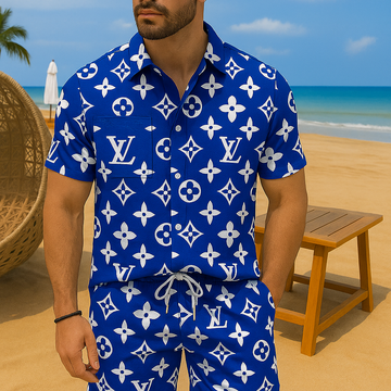 [new] Luxury Hawaii Shirt & Short Summer Hch095