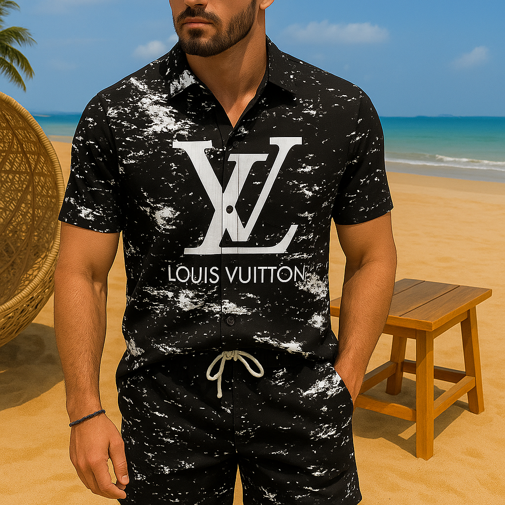 [new] Luxury Hawaii Shirt & Short Summer Hch096