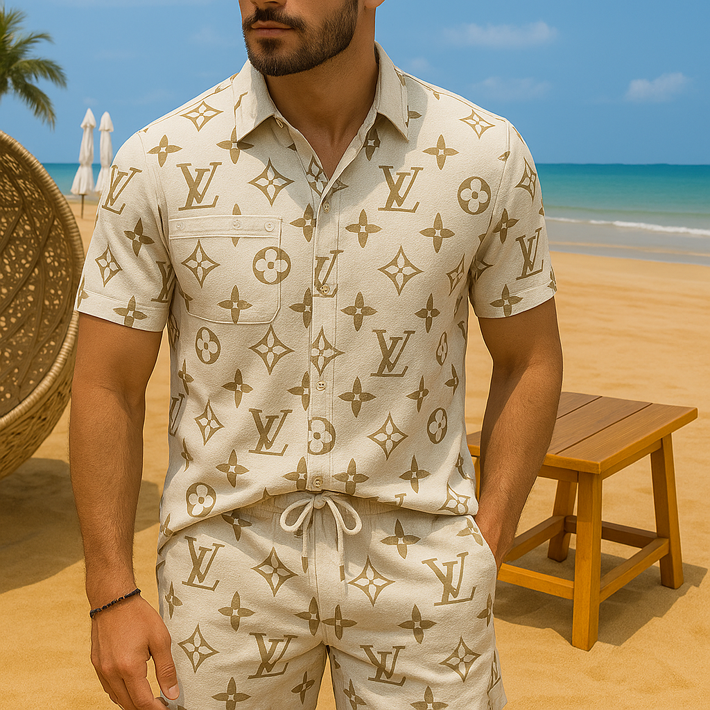 [new] Luxury Hawaii Shirt & Short Summer Hch098