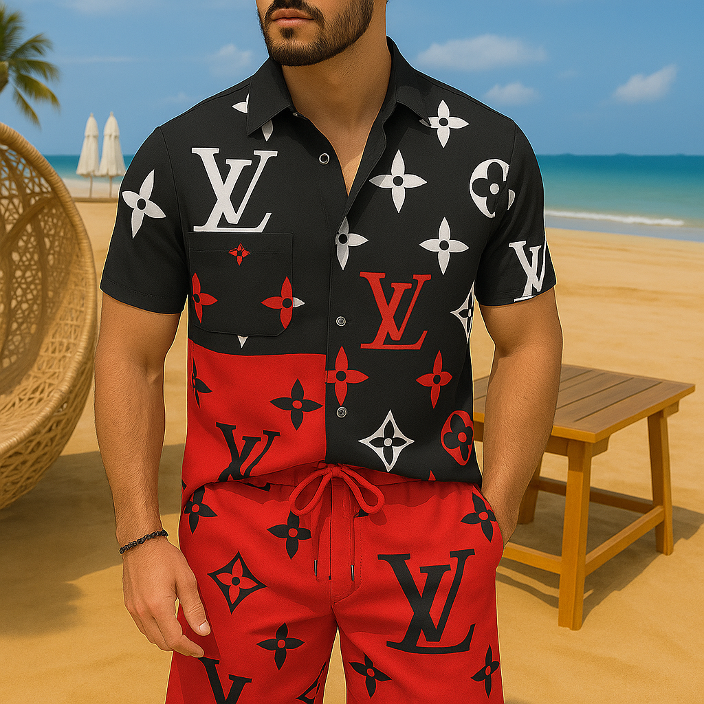 [new] Luxury Hawaii Shirt & Short Summer Hch102